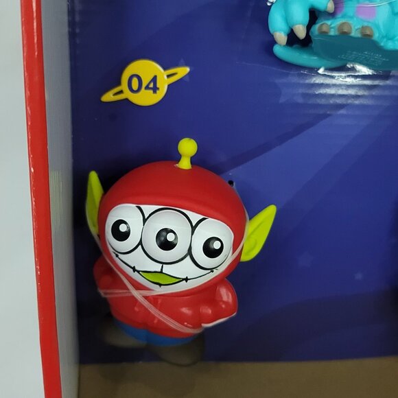 Disney Pixar Alien Remix Miguel, Sulley & Remy 3-Pack Toys Figures in Pizza Box - Picture 4 of 5